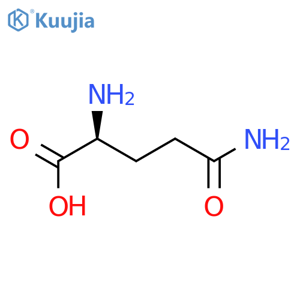 D-Glutamine structure