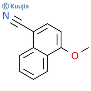 4-Methoxy-1-naphthonitrile structure