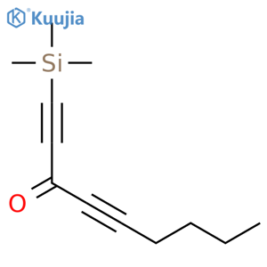 1,4-Nonadiyn-3-one, 1-(trimethylsilyl)- structure