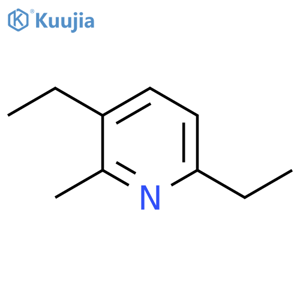 3,6-Diethyl-2-methylpyridine structure