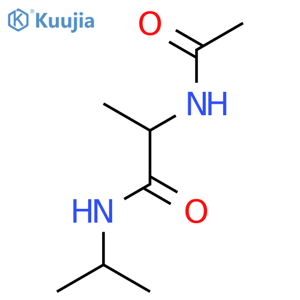 Propanamide, 2-(acetylamino)-N-(1-methylethyl)-, (S)- structure