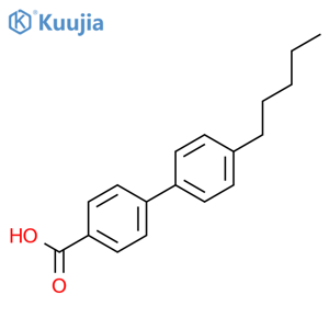 Np(4-N-pentylphenyl)benzoicacid structure