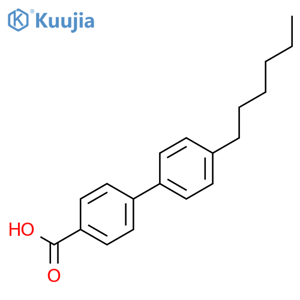 4-(4-Hexylphenyl)benzoic Acid structure