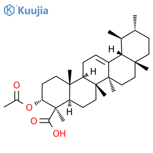 3-Acetyl-beta-boswellic acid structure