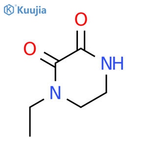 N-Ethyl-2,3-dioxopiperazine structure