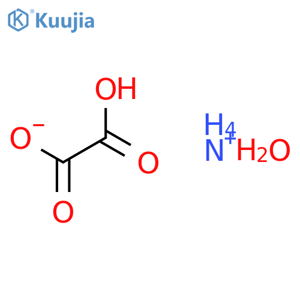 Ethanedioic acid,ammonium salt, hydrate (1:1:1) structure