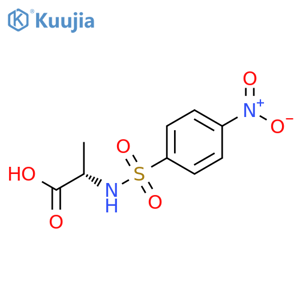 L-ALANINE, N-[(4-NITROPHENYL)SULFONYL]- structure
