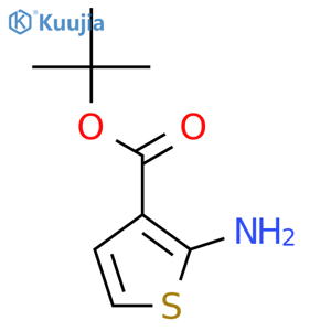 Tert-butyl 2-aminothiophene-3-carboxylate structure