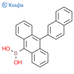 10-(2-Naphthyl)anthracene-9-boronic Acid structure