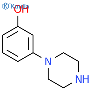 1-(3-HYDROXYPHENYL)PIPERAZINE structure