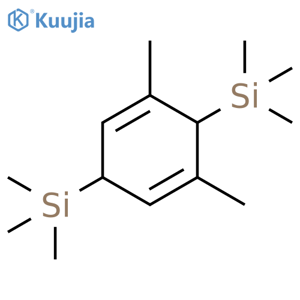 1,4-Cyclohexadiene, 1,5-dimethyl-3,6-bis(trimethylsilyl)- structure