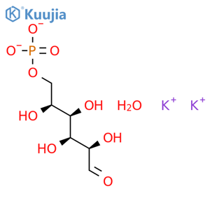 D-Glucose,6-(dihydrogen phosphate), potassium salt (1:2) structure