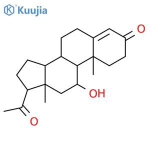 11beta-Hydroxyprogesterone structure