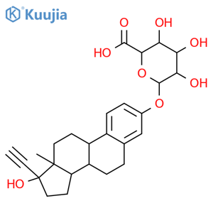 Ethynyl Estradiol 3-b-D-Glucuronide structure