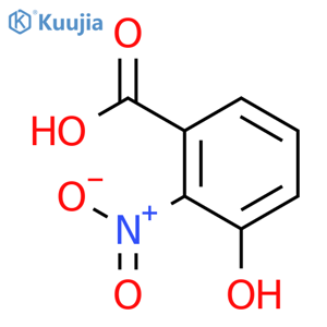 3-Hydroxy-2-nitrobenzoic acid structure