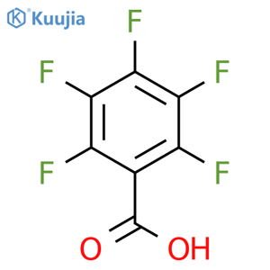 Pentafluorobenzoic acid structure