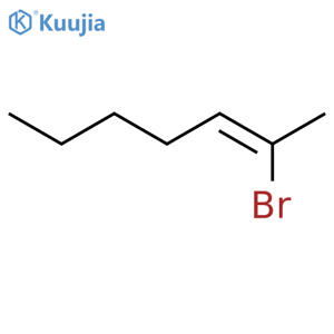 2-Heptene, 2-bromo-, (Z)- structure