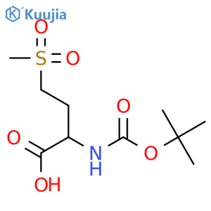 (S)-2-(tert-Butoxycarbonyl)-4-(methylsulfonyl)butanoic Acid structure