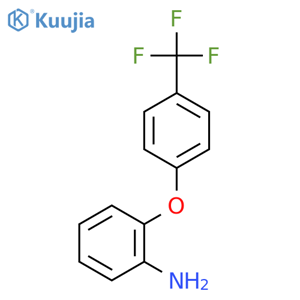 Benzenamine, 2-[4-(trifluoromethyl)phenoxy]- structure