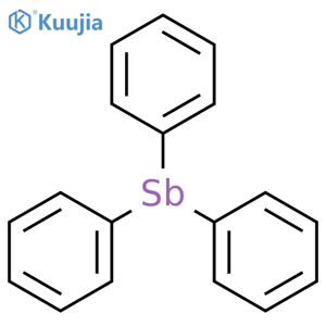 Triphenylantimony structure