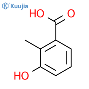 3-Hydroxy-2-methylbenzoic Acid structure