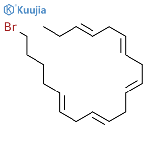 3,6,9,12,15-Eicosapentaene, 20-bromo-, (3E,6E,9E,12E,15E)- structure