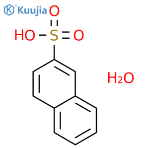 2-Naphthalenesulfonic acid hydrate structure