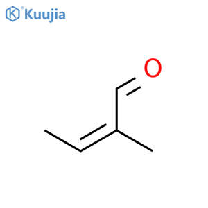 2-methylbut-2-enal, trans structure