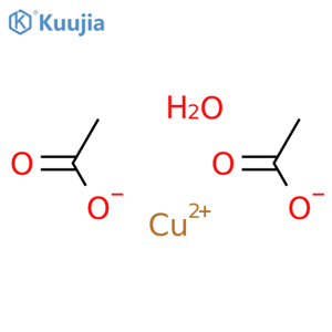 Copper (II) Acetate Monohydrate structure