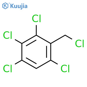 Benzene, 1,2,3,5-tetrachloro-4-(chloromethyl)- structure