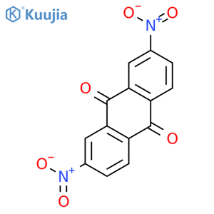 9,10-Anthracenedione,2,7-dinitro- structure