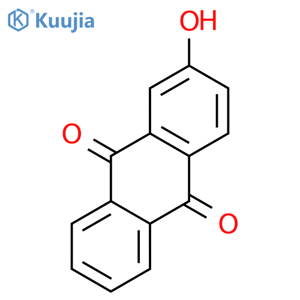 2-Hydroxyanthraquinone structure