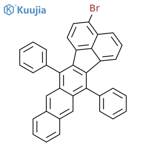 Naphtho[2,3-k]fluoranthene, 3-bromo-7,14-diphenyl- structure