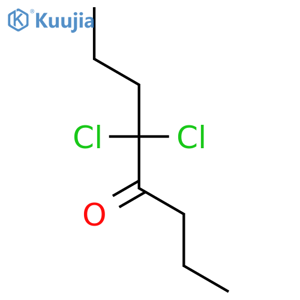 4-Octanone, 5,5-dichloro- structure