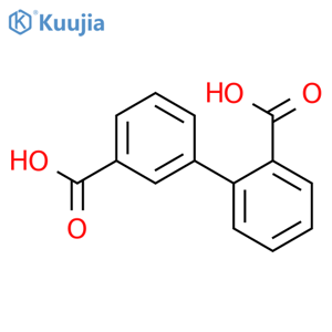 Biphenyl-2,3'-dicarboxylic acid structure