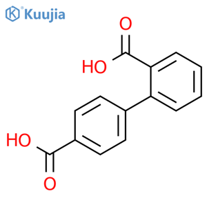 2-(4-Carboxyphenyl)benzoic acid structure