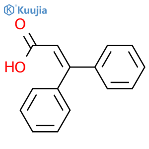 3,3-Diphenylacrylic acid structure