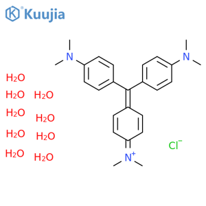 Basic violet 3 nonahydrate structure