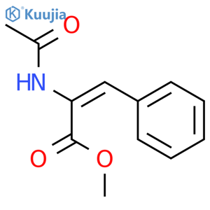 2-Propenoic acid, 2-(acetylamino)-3-phenyl-, methylester,(2z)- structure