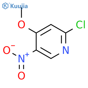 2-chloro-4-methoxy-5-nitro-pyridine structure