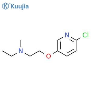 Ethanamine, 2-[(6-chloro-3-pyridinyl)oxy]-N-ethyl-N-methyl- structure