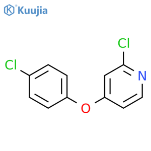 Pyridine, 2-chloro-4-(4-chlorophenoxy)- structure