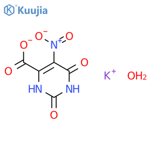 5-Nitro-2,6-dioxo-1,2,3,6-tetrahydropyrimidine-4-carboxylic acid structure