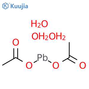 Lead acetate trihydrate structure