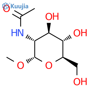 Methyl 2-Acetamido-2-deoxy-a-D-glucopyranoside structure