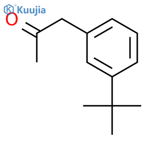 1-(3-tert-butylphenyl)propan-2-one structure