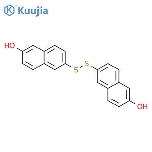 6-Hydroxy-2-naphthyl disulfide structure