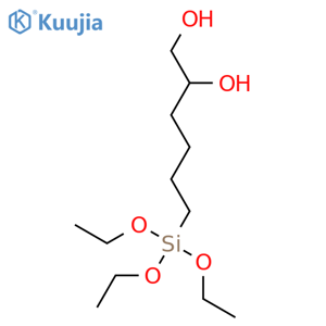 1,2-Hexanediol, 6-(triethoxysilyl)- structure