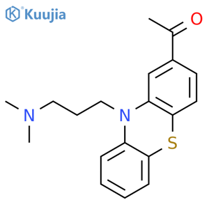 Ethanone,1-[10-[3-(dimethylamino)propyl]-10H-phenothiazin-2-yl]- structure