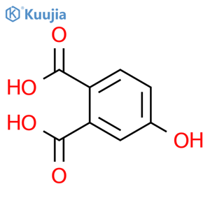 4-hydroxybenzene-1,2-dicarboxylic acid structure